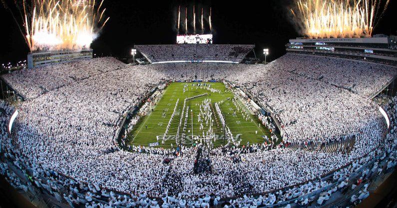 College Sports Stadium Loading Background - RallyFuel Background